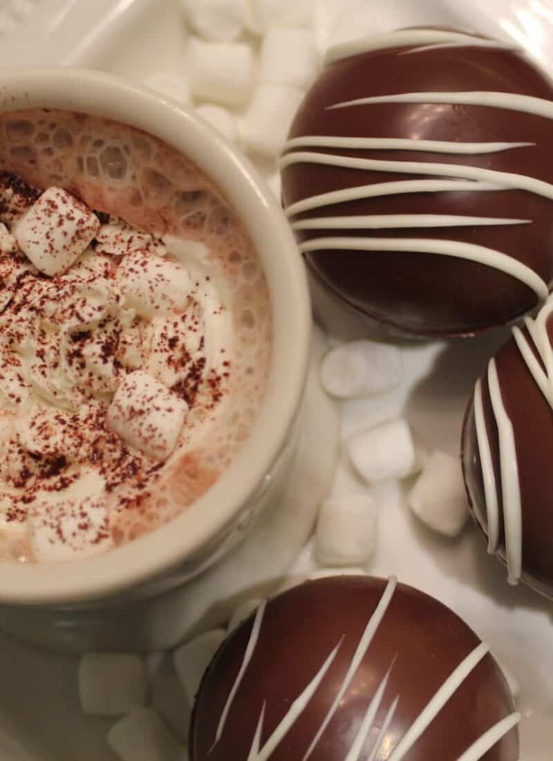 Amazing Hot Cocoa Bombs Made with Cleaner Ingredients