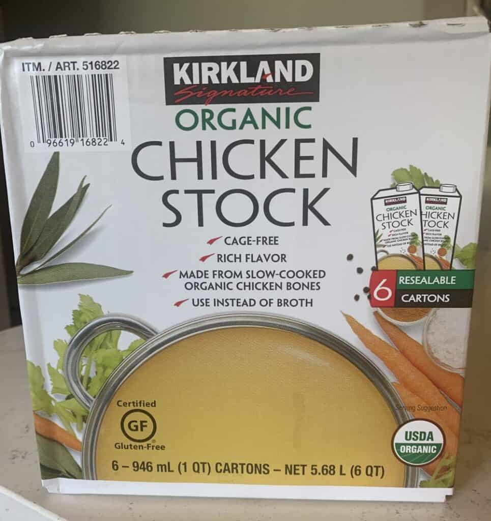 Costco organic chicken stock
