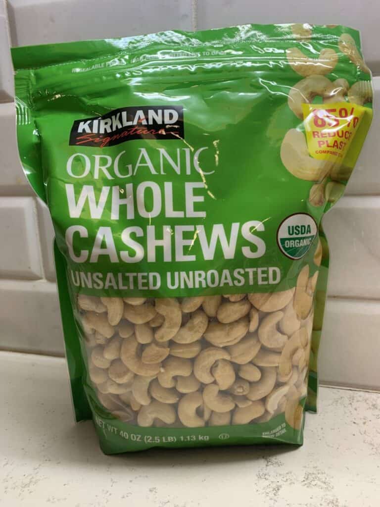 cashews, clean eating snack to buy at Costco