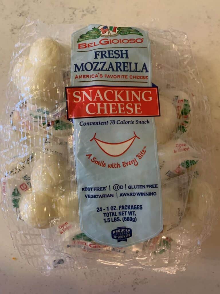 mozzarella balls, clean eating snack to buy at Costco