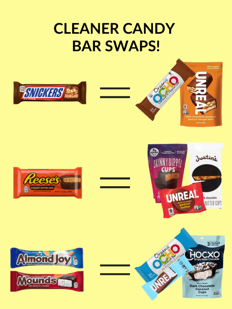 healthy candy bar swaps