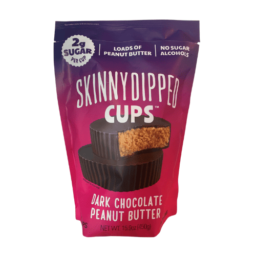 healthy alternative to Reese's: skinny dipped cups