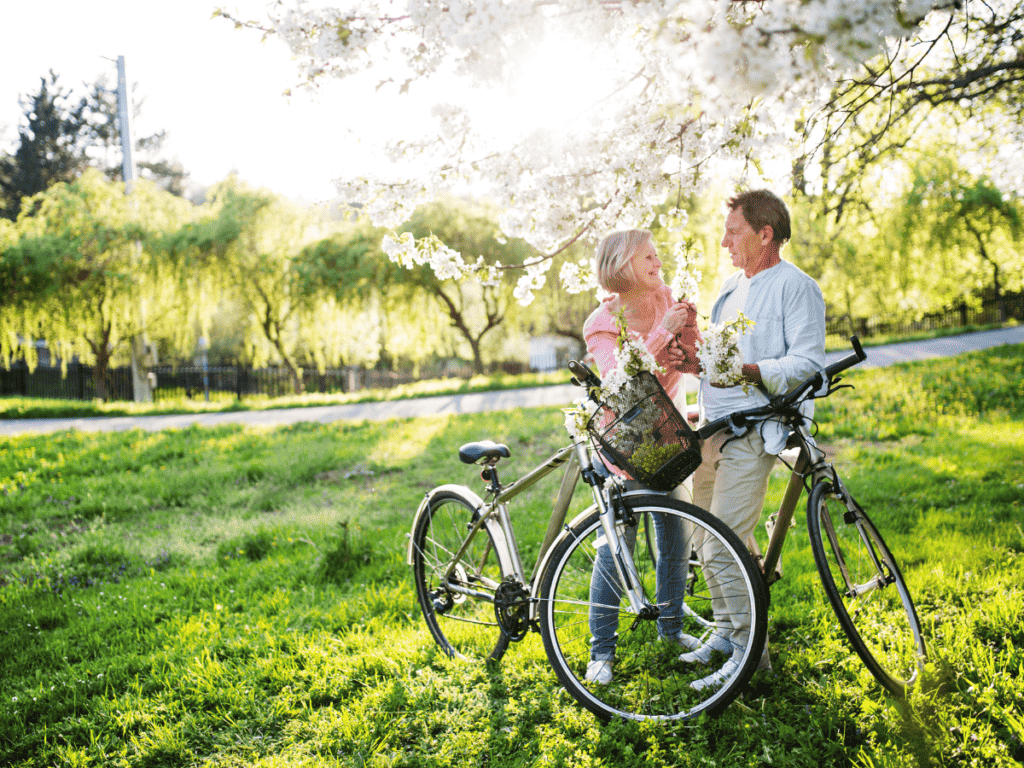 clean living lifestyle-couple in nature