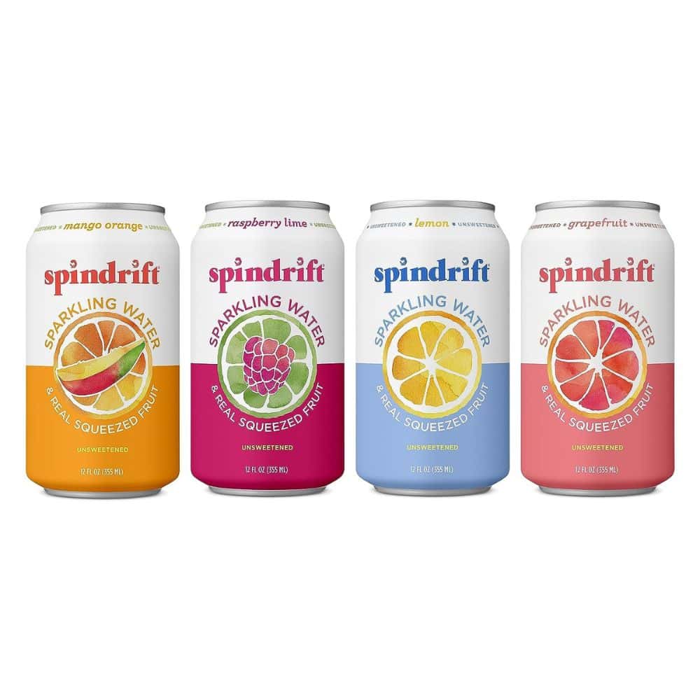 Spindrift, flavored water without artificial flavors
