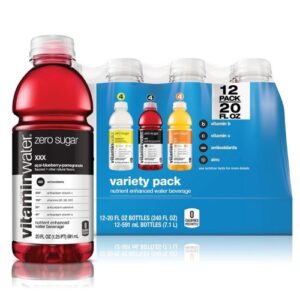 Vitamin Water Zero with no artificial dyes